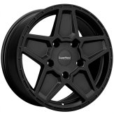 Alu kola SUPER METAL ROCKET, 20x9 5x120 ET45, černá matná (zátěžová)
