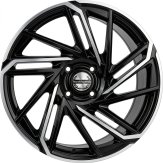 Alu kola TecnoMagnesio EPOWER, 18x7 5x100 ET40, černá + leštění