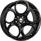 Alu kola TecnoMagnesio JUNIOR, 19x8 5x110 ET37, černá lesklá