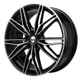 Alu kola TecnoMagnesio MOTORSPORT, 20x8 5x112 ET35, černá + leštění
