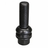 Šrouby na originální kola AUDI, PORSCHE, VW M14x1,5x37mm černé, koule R14, klíč 19