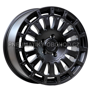 Alu kola AGT 18169, 18x8 6x130 ET50, černá matná (zátěžová)