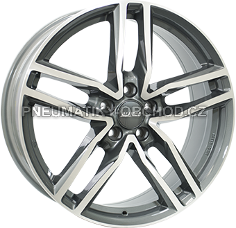 Alu kola ALUTEC IKENU, 17x7.5 5x112 ET29, šedivá + leštění