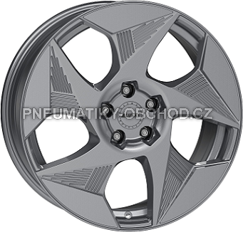 Alu kola ALUTEC SOLAR, 19x8 5x112 ET49, šedivá lesklá (zátěžová)