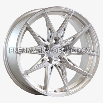 Alu kola Arceo 18177, 18x8 5x112 ET35, stříbrná + leštění
