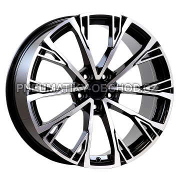 Alu kola Arceo DY1109, 19x8.5 5x112 ET40, černá + leštění