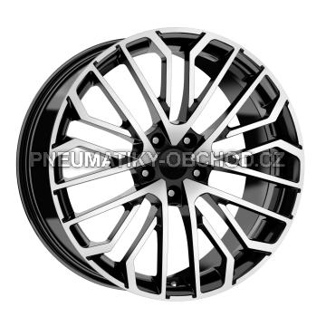 Alu kola Arceo DY1648, 18x8 5x112 ET45, černá + leštění