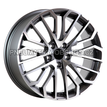 Alu kola Arceo DY1649, 19x8.5 5x112 ET40, šedivá + leštění (zátěžová)