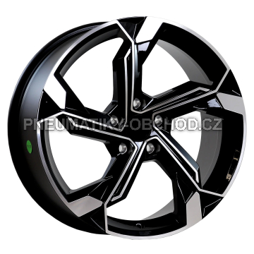 Alu kola Arceo DY1700, 20x9 5x112 ET40, černá + leštění (zátěžová)