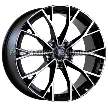 Alu kola Arceo DY1738, 18x8 5x112 ET45, černá + leštění