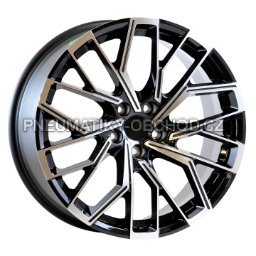 Alu kola Arceo DY1849, 19x8.5 5x112 ET40, černá + leštění (zátěžová)