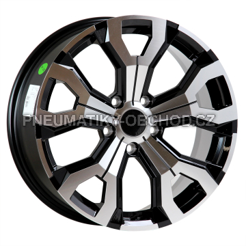 Alu kola Arceo DY1886, 16x6.5 4x100 ET35, černá + leštění