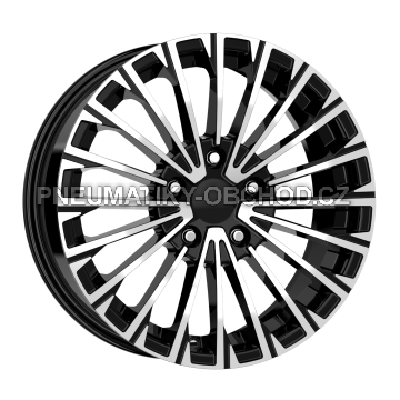 Alu kola Arceo DY1936, 16x6.5 5x100 ET35, černá + leštění