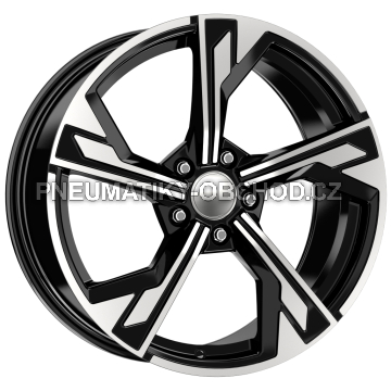 Alu kola Arceo DY338, 18x8 5x112 ET40, černá + leštění