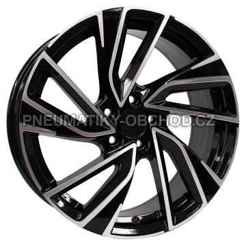 Alu kola Arceo DY726, 16x7 5x112 ET40, černá + leštění