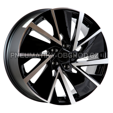 Alu kola Arceo DY858, 18x8 5x112 ET45, černá + leštění