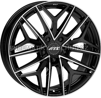 Alu kola ATS PASSION, 20x8.5 5x110 ET27, černá lesklá + leštění