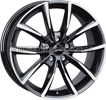 Alu kola AUTEC ASTANA, 21x9 5x108 ET43, černá lesklá + leštění (zátěžová)