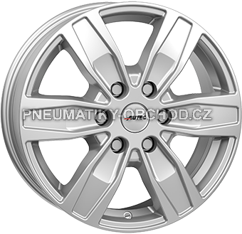 Alu kola AUTEC QUANTRO, 16x6.5 6x120 ET50, stříbrná (zátěžová)