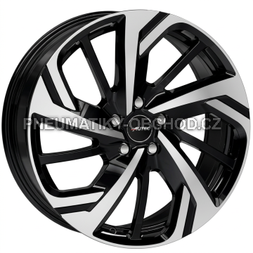 Alu kola AUTEC RIXON, 18x7.5 5x112 ET50, černá lesklá + leštění (zátěžová)