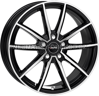 Alu kola AUTEC SKARA, 19x8.5 5x112 ET29, černá lesklá + leštění (zátěžová)