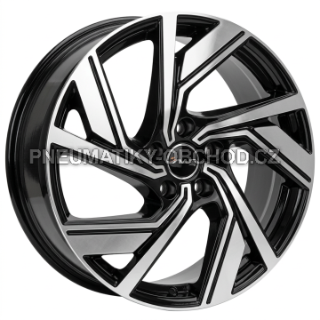 Alu kola AVUS VELGEN AC-521, 19x8 5x120 ET40, černá lesklá + leštění (zátěžová)