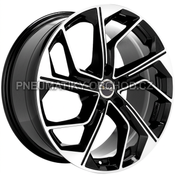 Alu kola AVUS VELGEN AC-522, 19x8.5 5x112 ET40, černá lesklá + leštění (zátěžová)