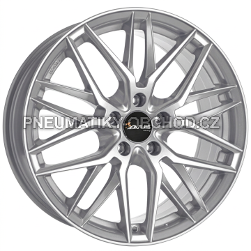 Alu kola AVUS VELGEN AF19, 17x7.5 5x114.3 ET40, stříbrná metalíza