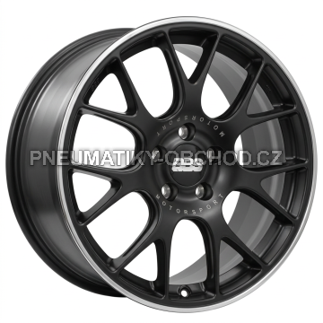 Alu kola BBS CH-R, 19x8.5 5x112 ET32, černá matná + leštění