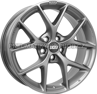 Alu kola BBS SR, 17x7.5 5x112 ET45, šedivá matná