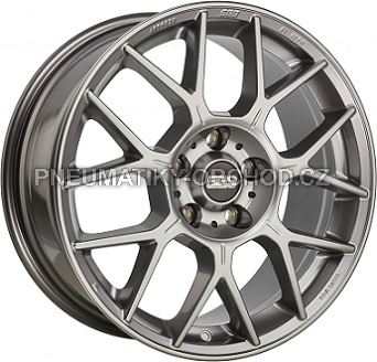 Alu kola BBS XR, 17x7.5 5x120 ET32, stříbrná