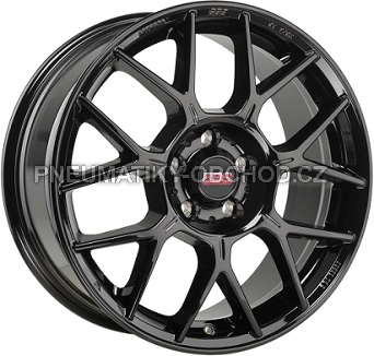 Alu kola BBS XR, 18x8 5x112 ET37, černá lesklá