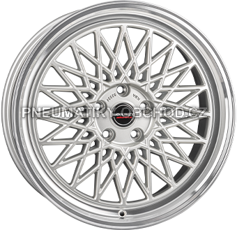 Alu kola BORBET B, 17x7 4x100 ET30, stříbrná + leštění