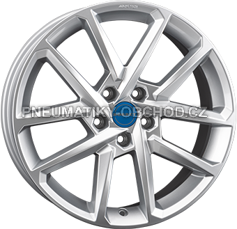 Alu kola BORBET N, 17x7 4x100 ET44, stříbrná