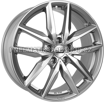 Alu kola CMS C28, 17x7 5x100 ET40, stříbrná