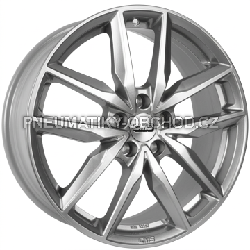 Alu kola CMS C28, 18x7.5 5x114.3 ET37, stříbrná