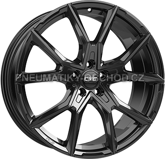 Alu kola CMS C33, 20x8.5 5x108 ET50, černá lesklá (zátěžová)