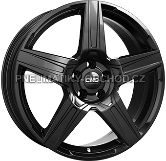 Alu kola CMS C34, 17x7 5x108 ET42, černá lesklá (zátěžová)