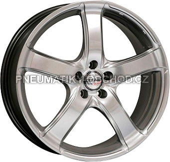 Alu kola DIVERSEN MISANO, 17x7 4x100 ET35, stříbrná metalíza