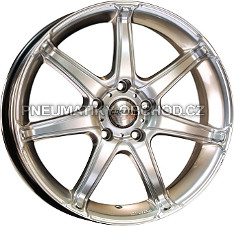 Alu kola DIVERSEN SEPANG 7, 17x7 4x100 ET32, stříbrná metalíza