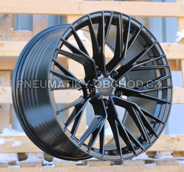 Alu kola Haxer HX024F, 22x9 5x112 ET30, černá matná (zátěžová)