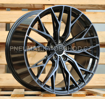 Alu kola Haxer HX042, 20x9.5 5x120 ET38, černá + tmavé leštění
