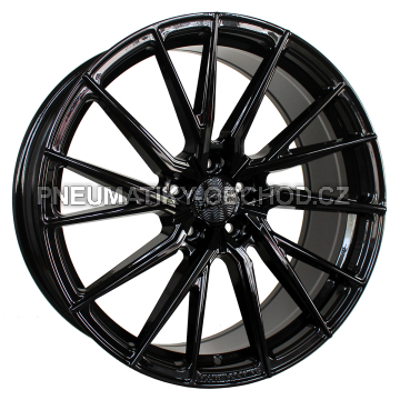 Alu kola Haxer HX06F, 20x9 5x112 ET35, černá lesklá