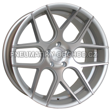 Alu kola Haxer SSA03, 20x9 5x120 ET30, stříbrná matná + leštění