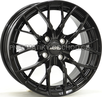 Alu kola INTER ACTION FLASH, 15x7 4x100 ET38, černá lesklá