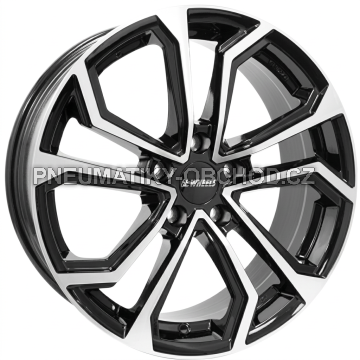 Alu kola IT WHEELS ELLA, 19x8 5x108 ET45, černá lesklá + leštění