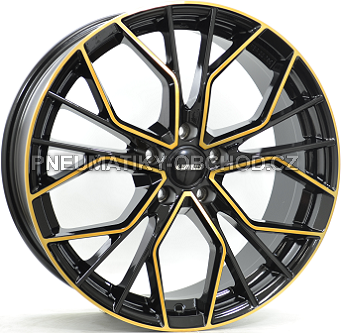 Alu kola IT WHEELS TIARA, 19x8 5x112 ET45, černá + měděná barva leštění
