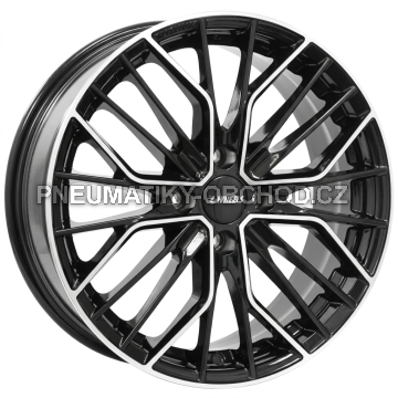 Alu kola IT WHEELS TIARA 4, 16x6.5 4x108 ET37, černá lesklá + leštění