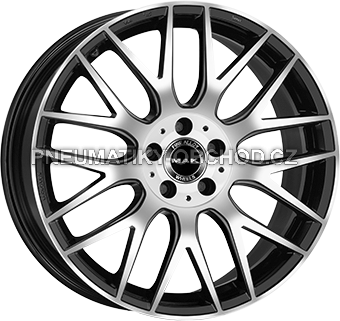 Alu kola MAK ARROW, 19x9 5x112 ET30, černá lesklá + leštění (zátěžová)