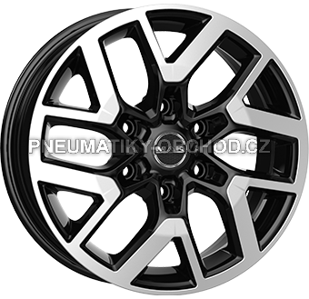 Alu kola MAK GRAVEL, 18x7.5 6x120 ET47, černá lesklá + leštění (zátěžová)